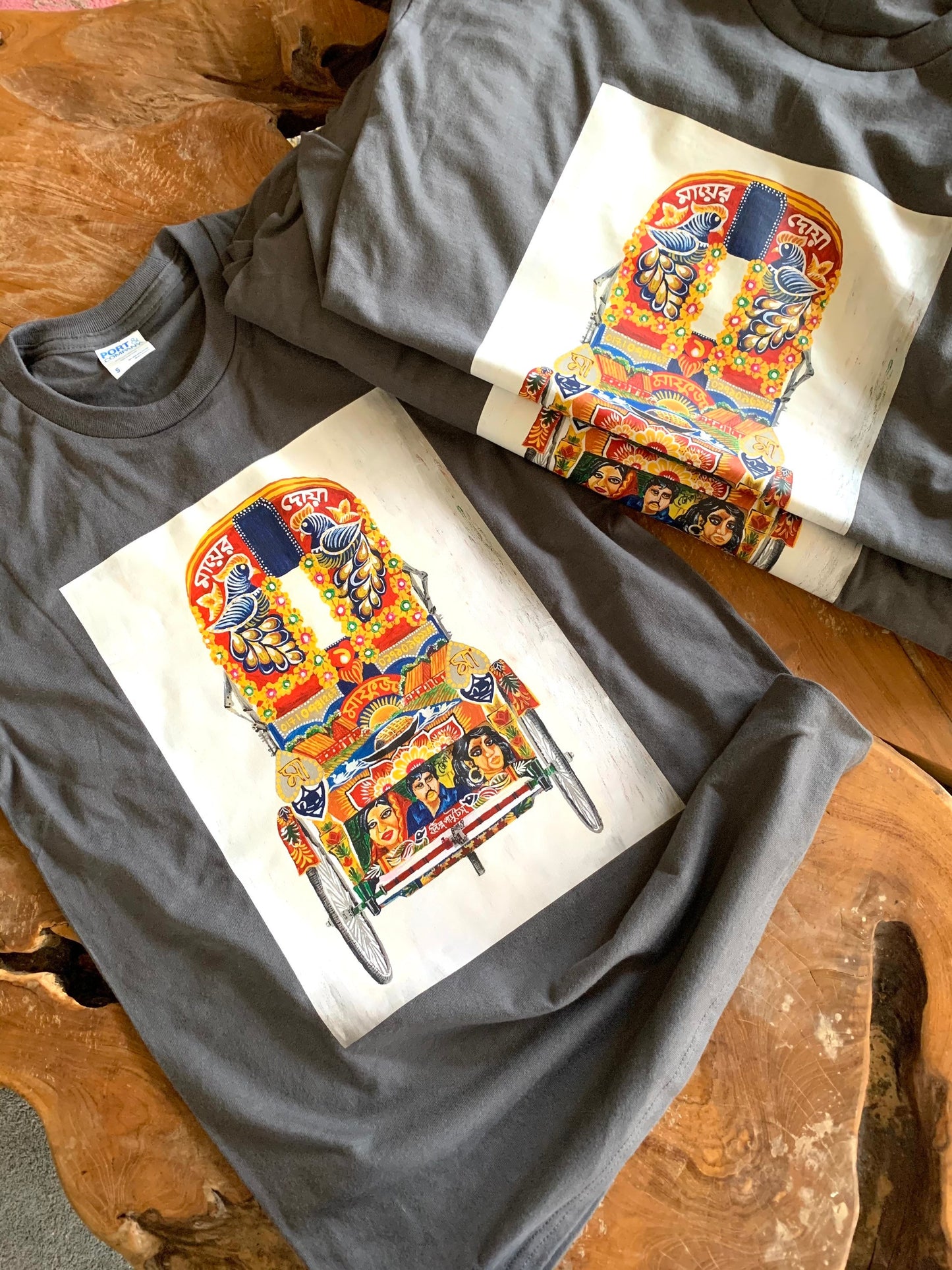Dhaka Rickshaw Graphic T-shirts