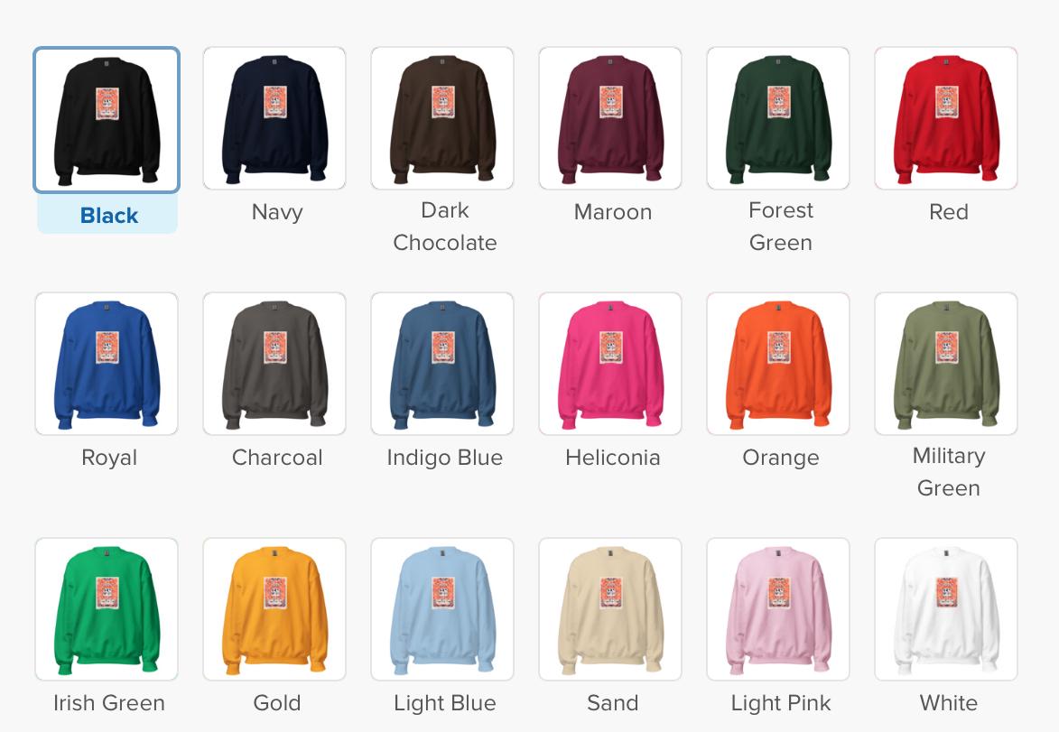 Vintage Fee Stamp Unisex Sweatshirt