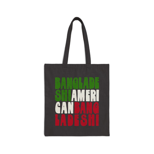 Bangladeshi American Pride Cotton Canvas Tote Bag