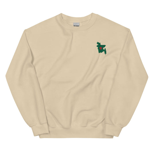 Embroidered BD Map Unisex Sweatshirt