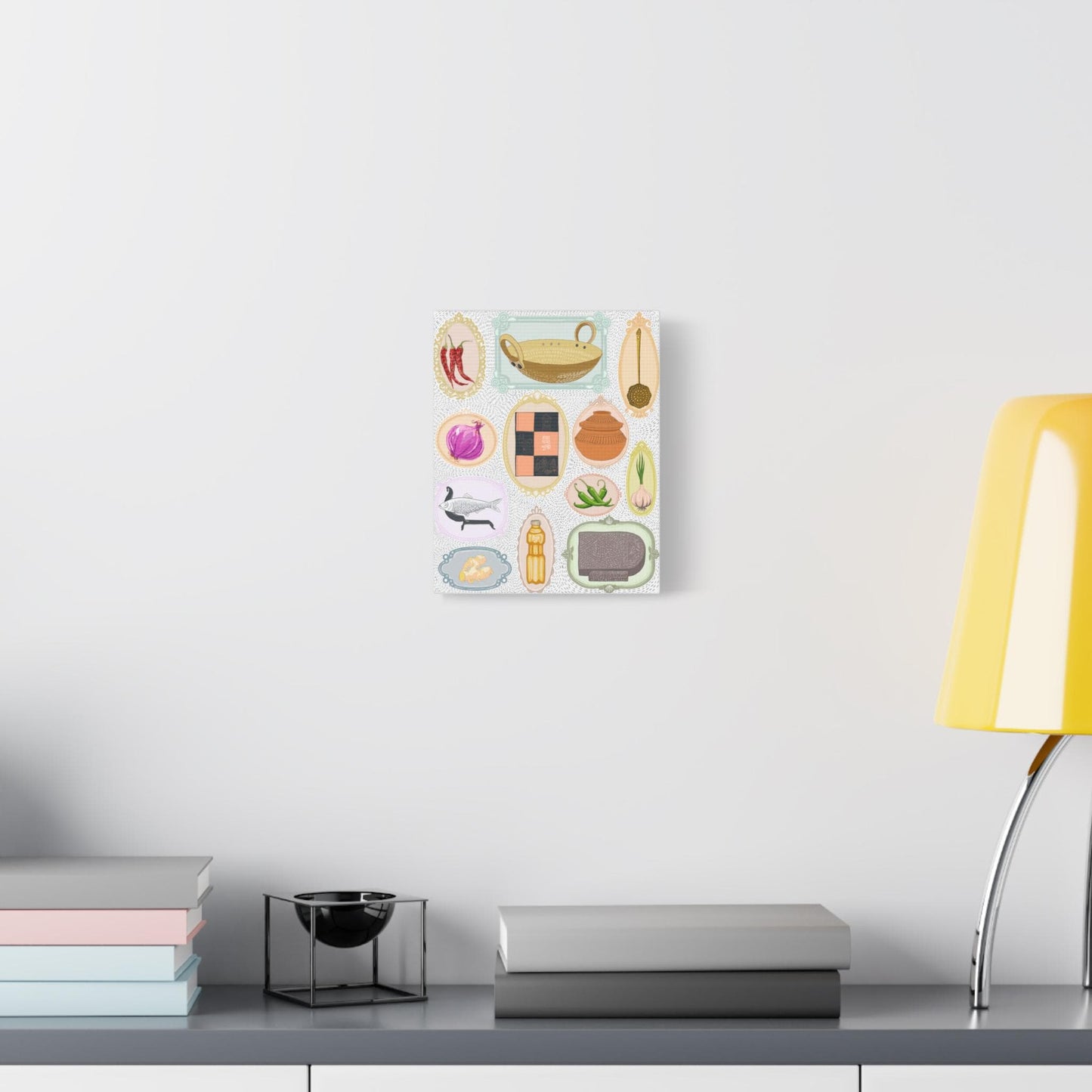 Rannaghor | Kitchen Illustration Canvas