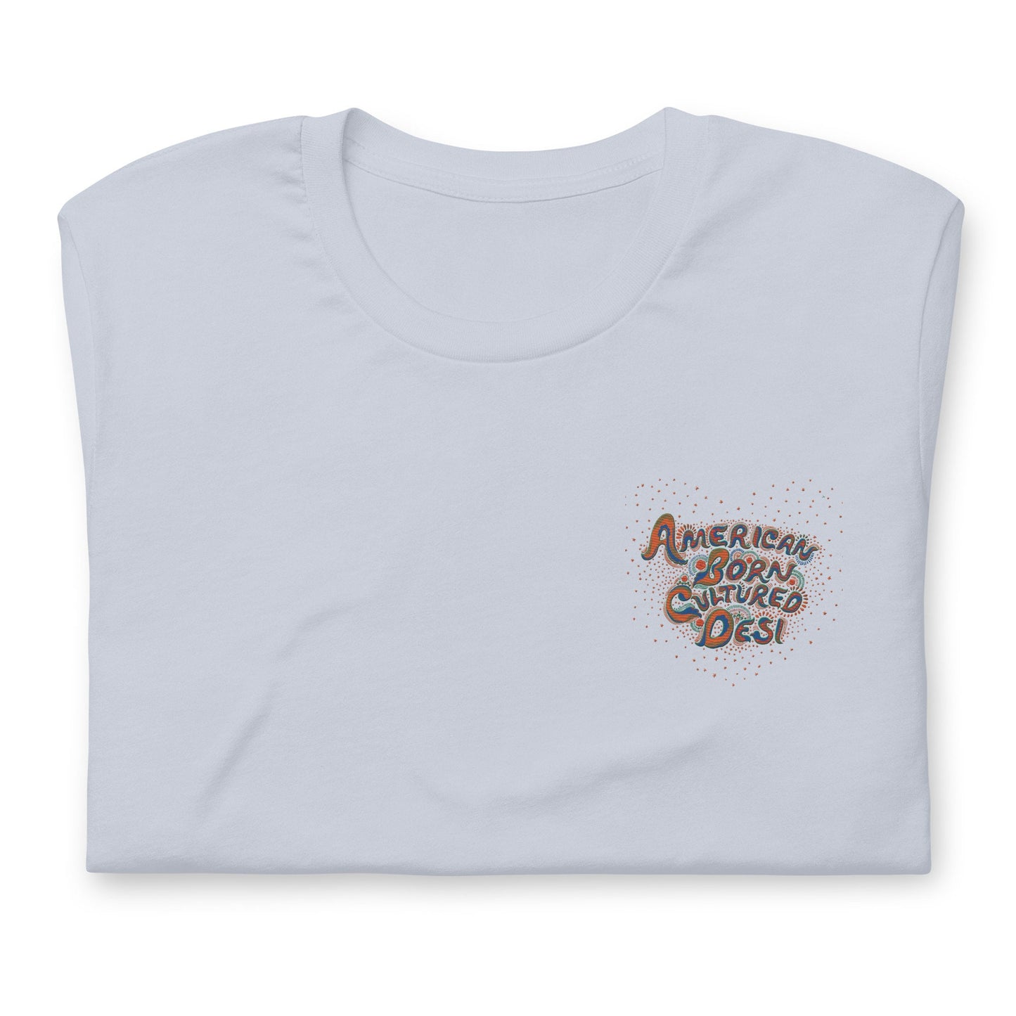 Embroidered ABCD Unisex t-shirt
