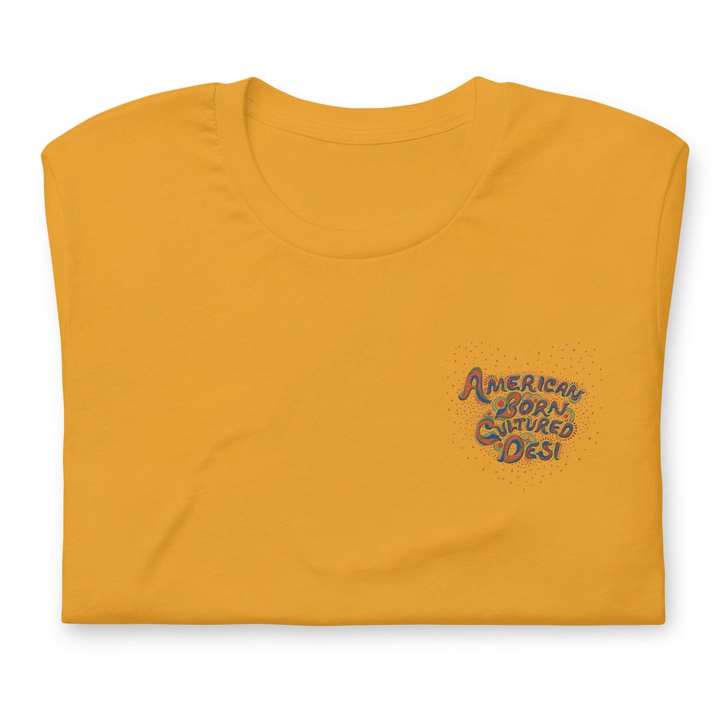 Embroidered ABCD Unisex t-shirt