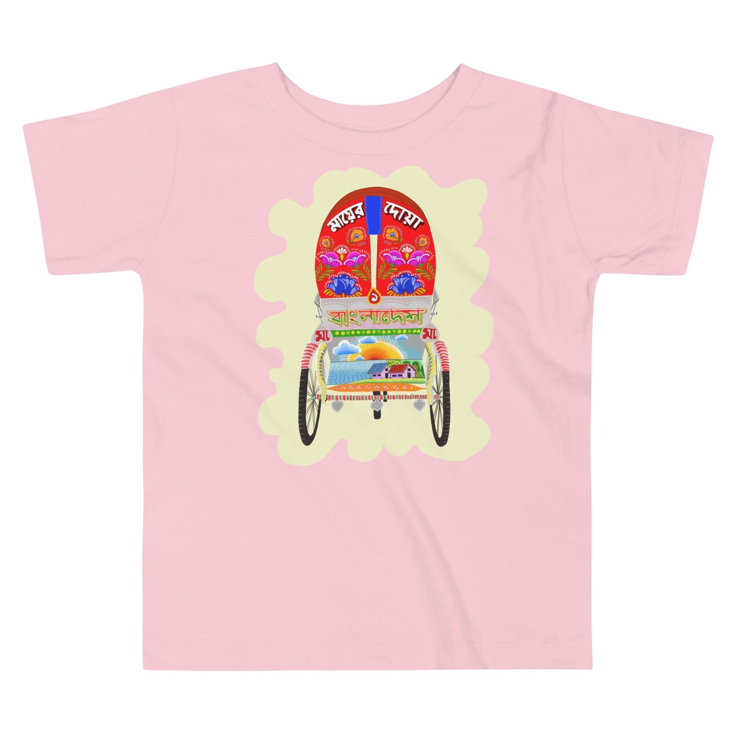 Toddlers Bangladesh Ricksha Short Sleeve Tee