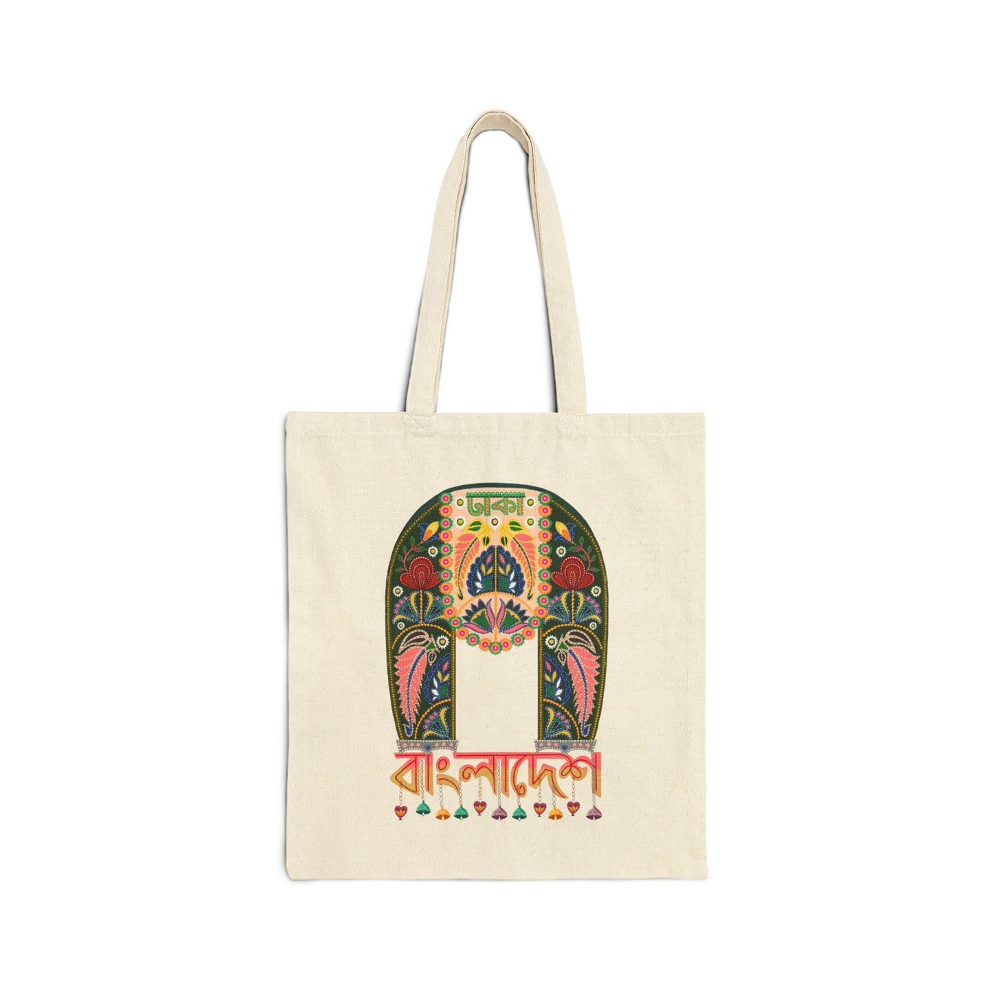Ricksha Graphic Cotton Canvas Bag