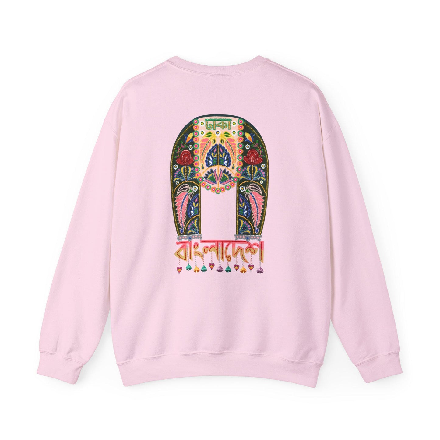 Colorful Ricksha Back Print | Unisex Sweatshirt
