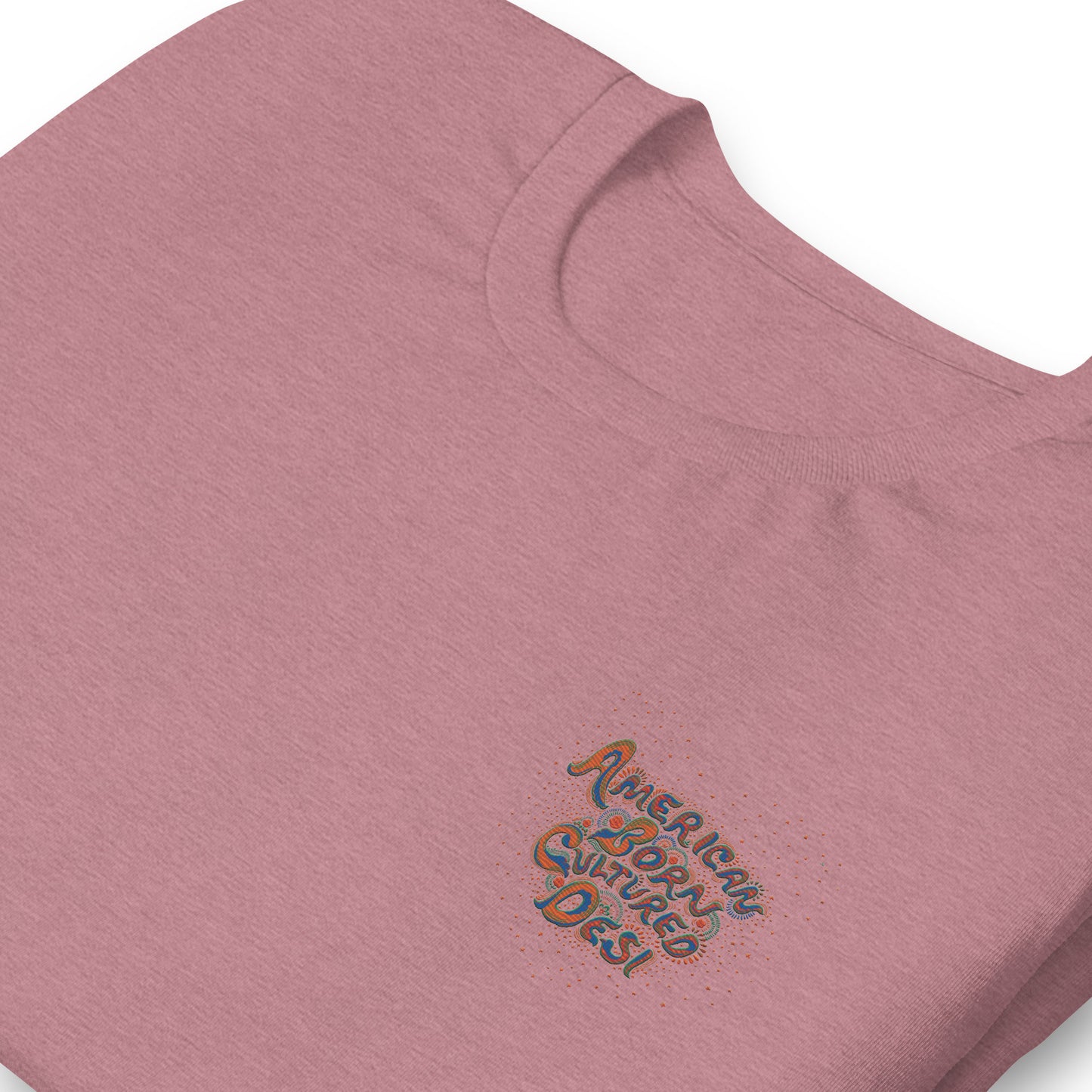 Embroidered ABCD Unisex t-shirt