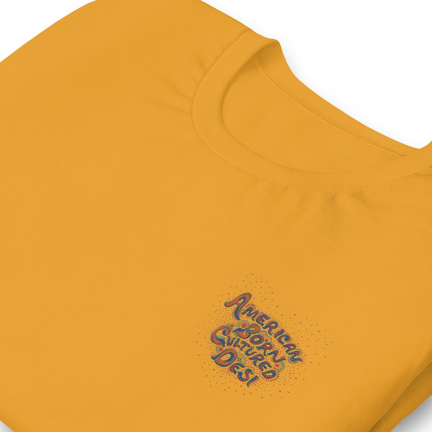 Embroidered ABCD Unisex t-shirt