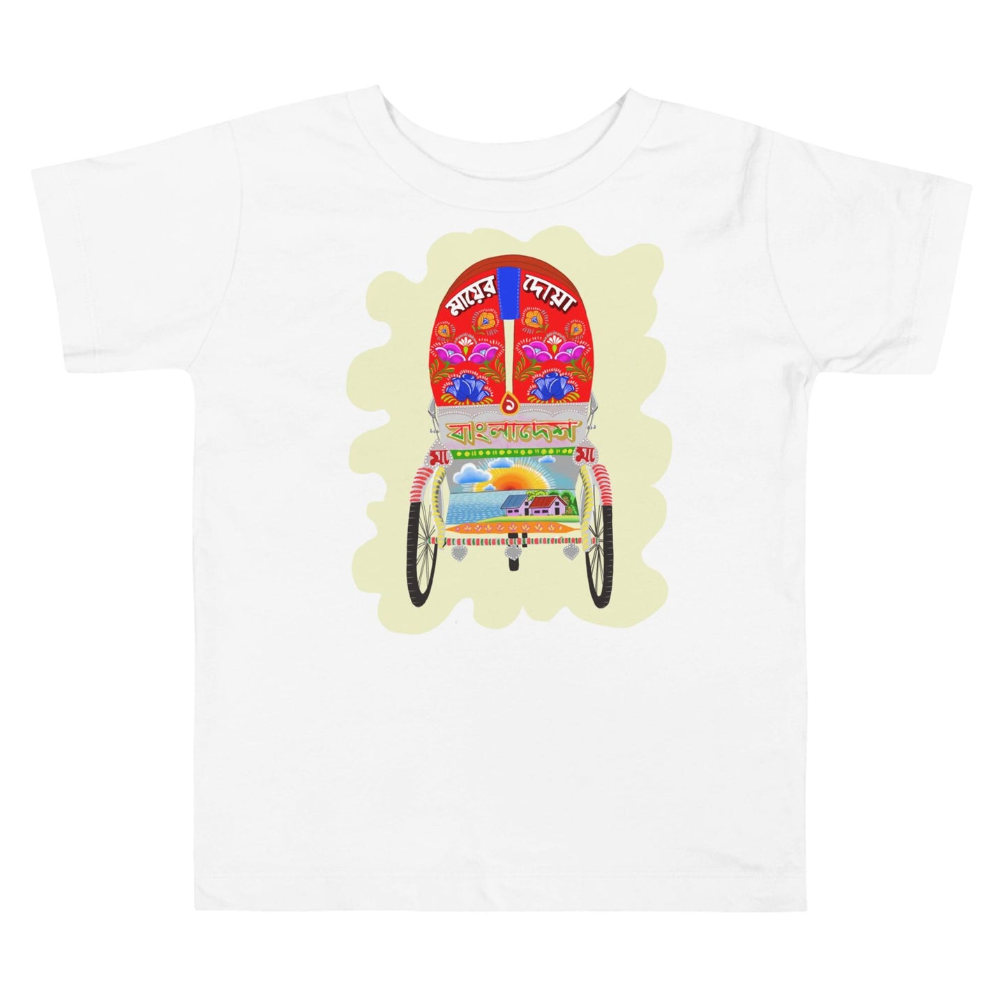 Toddlers Bangladesh Ricksha Short Sleeve Tee