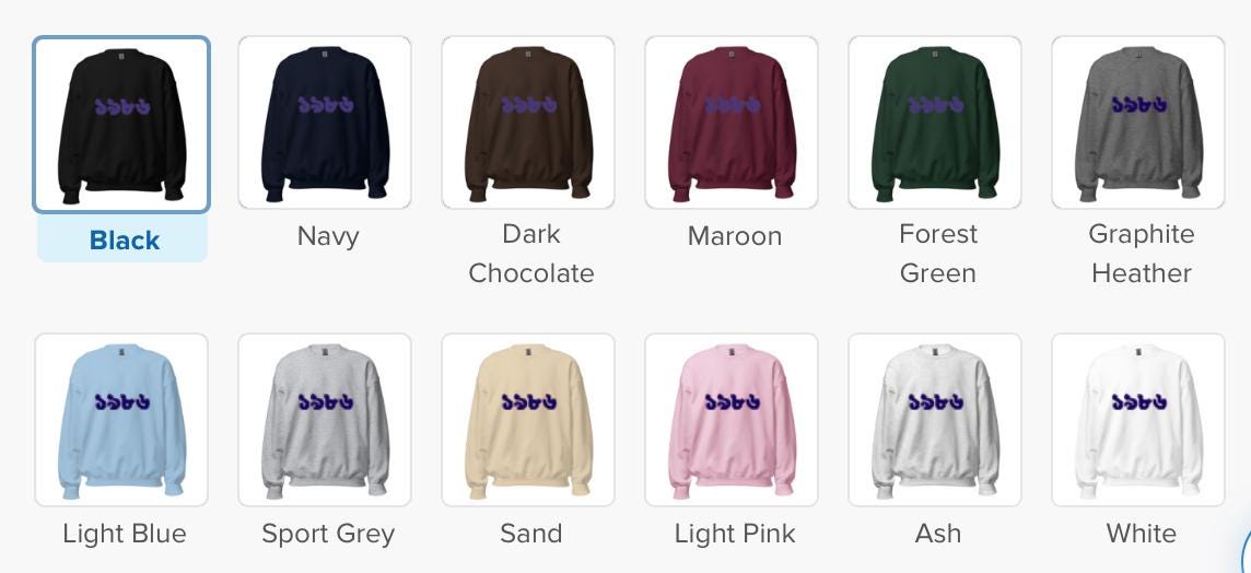 Birth Year Bangla | Custom Crewneck Sweatshirt