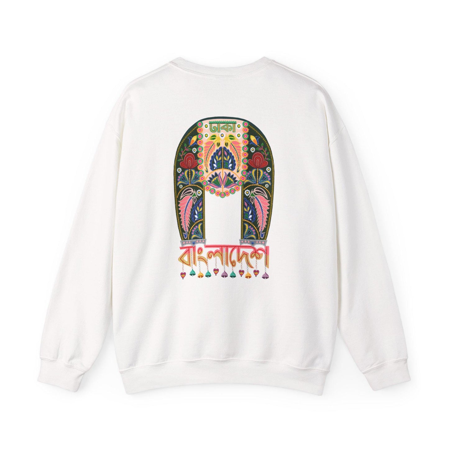Colorful Ricksha Back Print | Unisex Sweatshirt