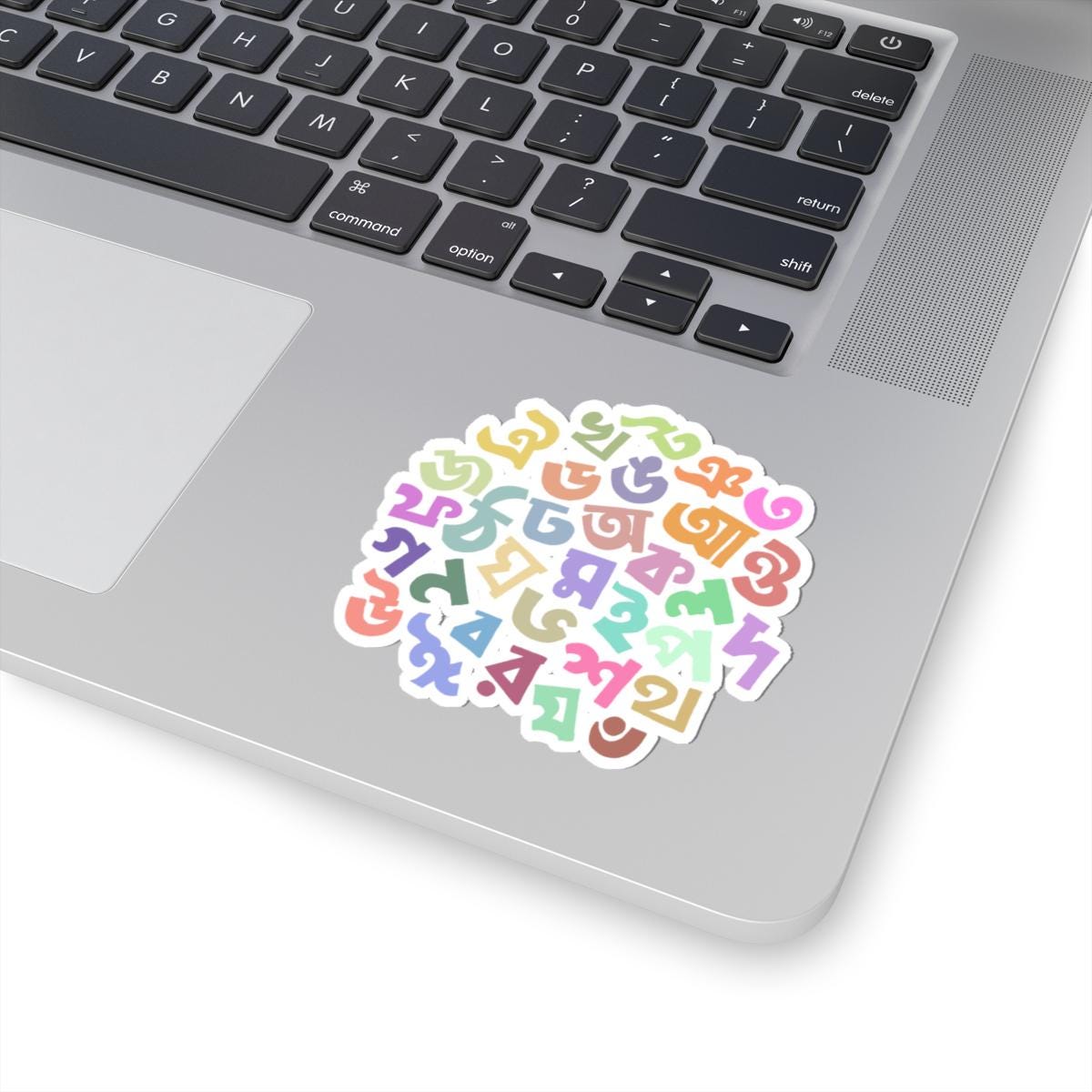 Bangla Bengali Alphabet Sticker, Handmade Art
