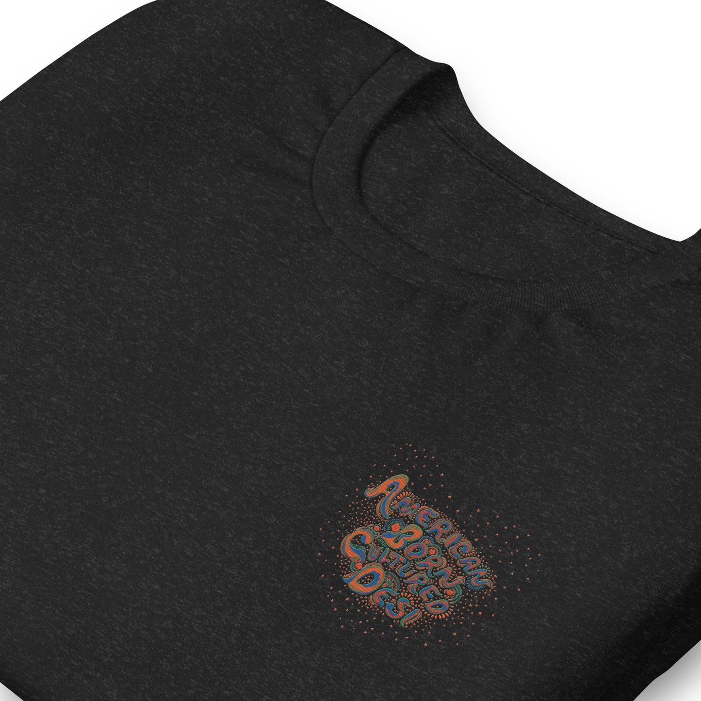 Embroidered ABCD Unisex t-shirt