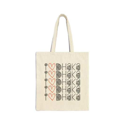 I Heart Dhaka Cotton Canvas Tote Bag
