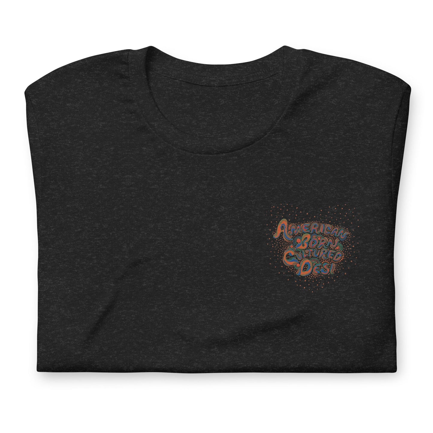 Embroidered ABCD Unisex t-shirt