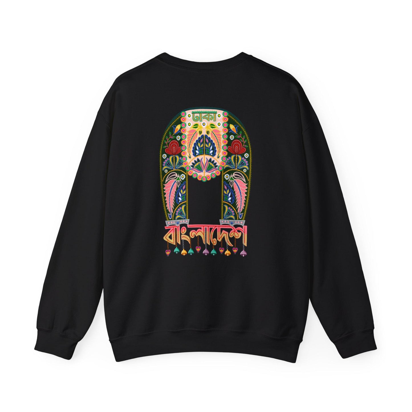 Colorful Ricksha Back Print | Unisex Sweatshirt