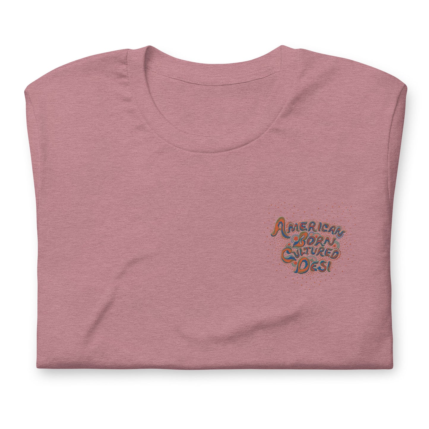 Embroidered ABCD Unisex t-shirt