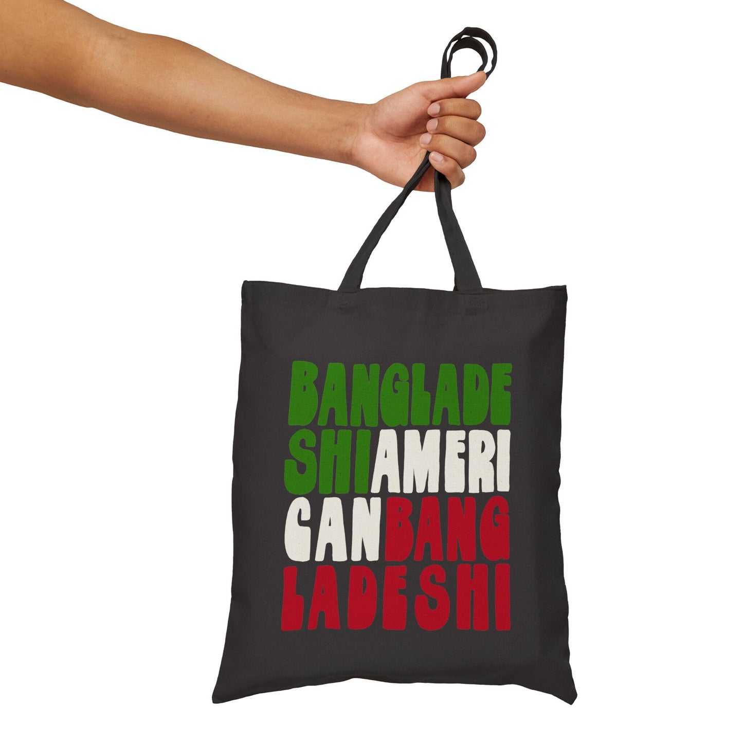 Bangladeshi American / American Bangladeshi Cotton Canvas Tote Bag